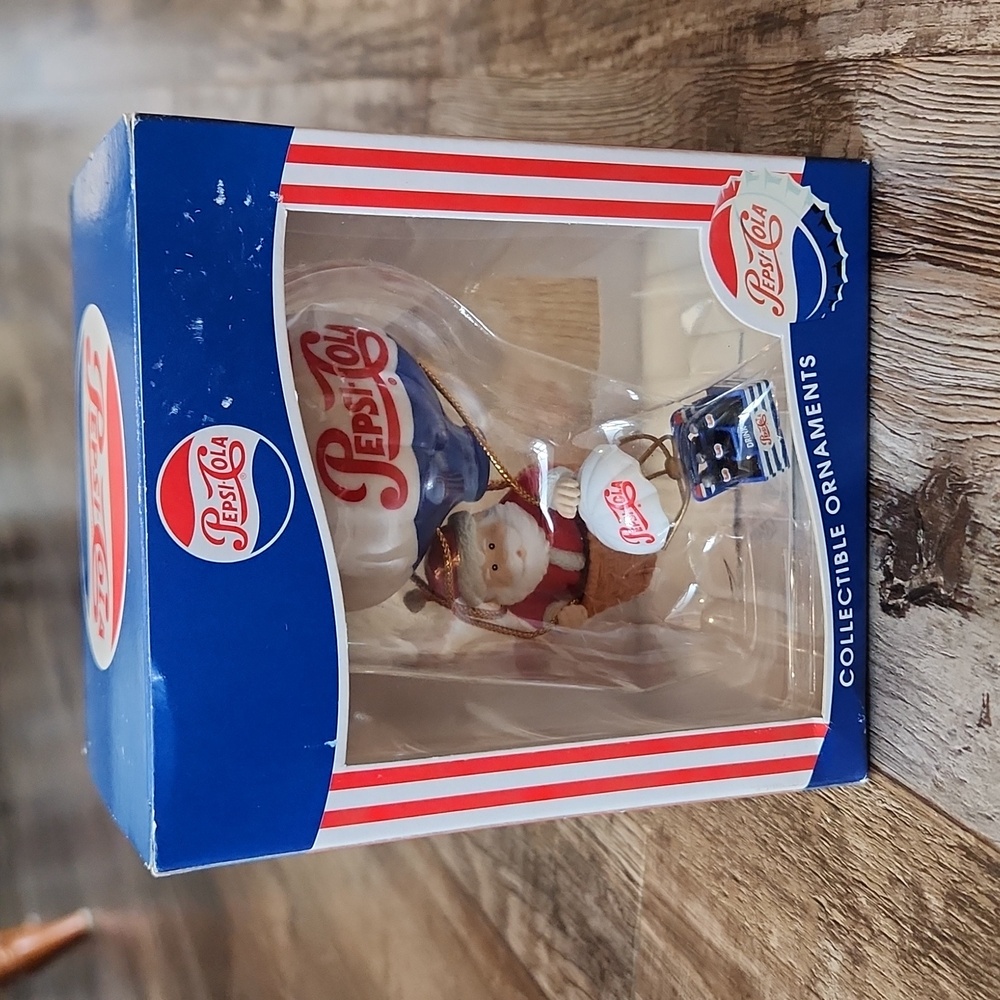 Vintage Pepsi-Cola Santa In‎ Hot Air Balloon 1997 Collectable Matrix New In Box